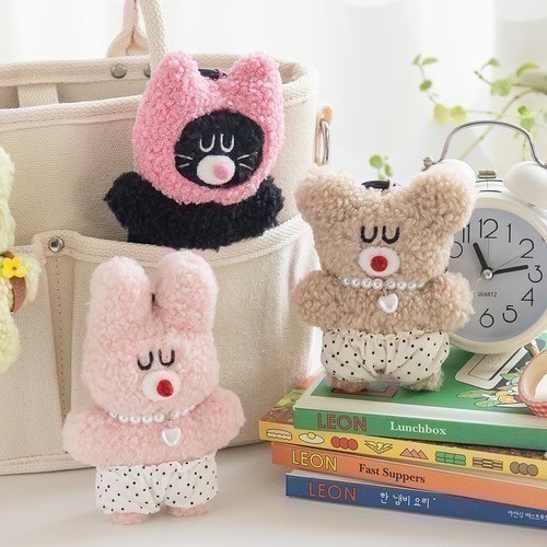 🇰🇷 現貨 Romane Brunch Brother More Happy 開心 鑰匙圈 吊飾-細節圖2