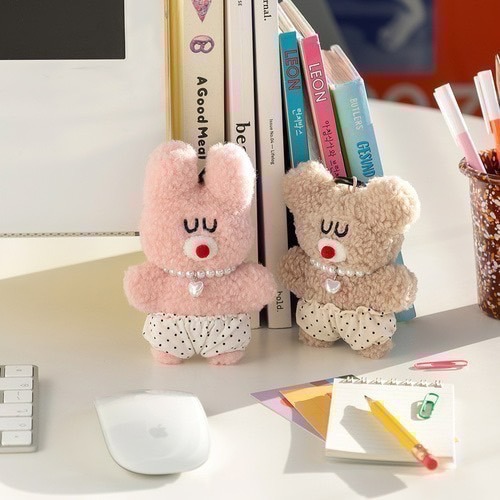 🇰🇷 現貨 Romane Brunch Brother More Happy 開心 鑰匙圈 吊飾-細節圖3