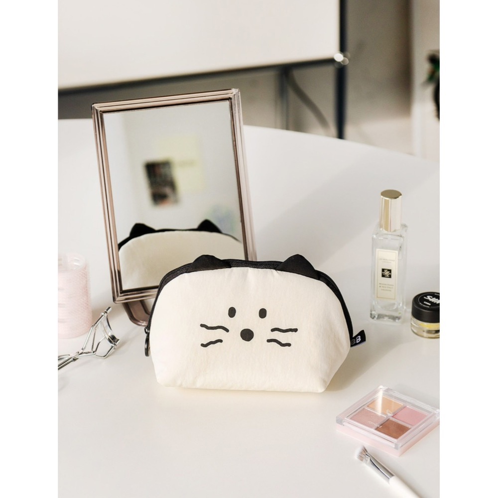 🇰🇷 現貨 Romane Brunch Brother Kitty Soft 貓咪 化妝包 收納包-細節圖3