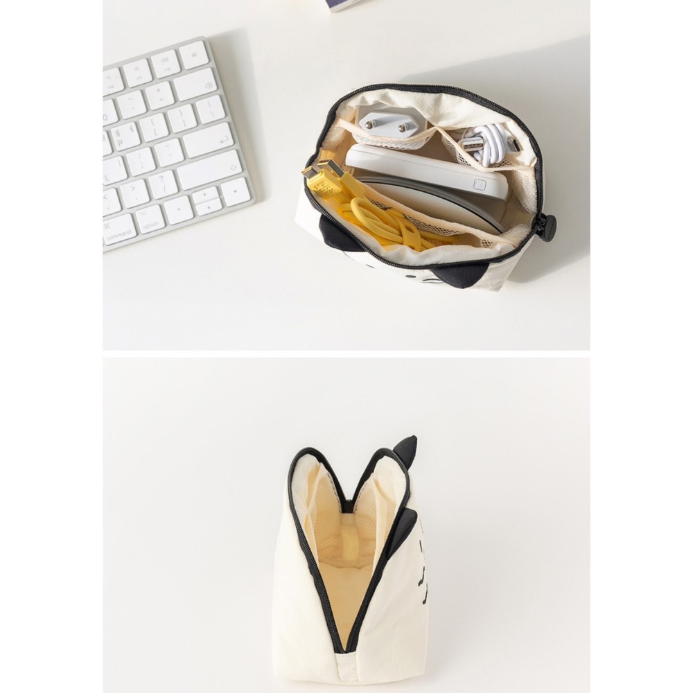 🇰🇷 現貨 Romane Brunch Brother Kitty Soft 貓咪 化妝包 收納包-細節圖6