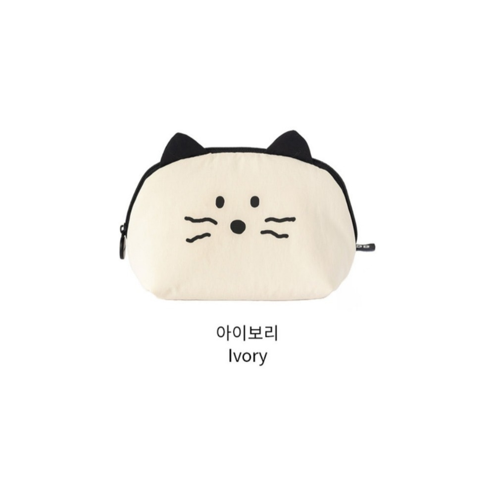 🇰🇷 現貨 Romane Brunch Brother Kitty Soft 貓咪 化妝包 收納包-規格圖7