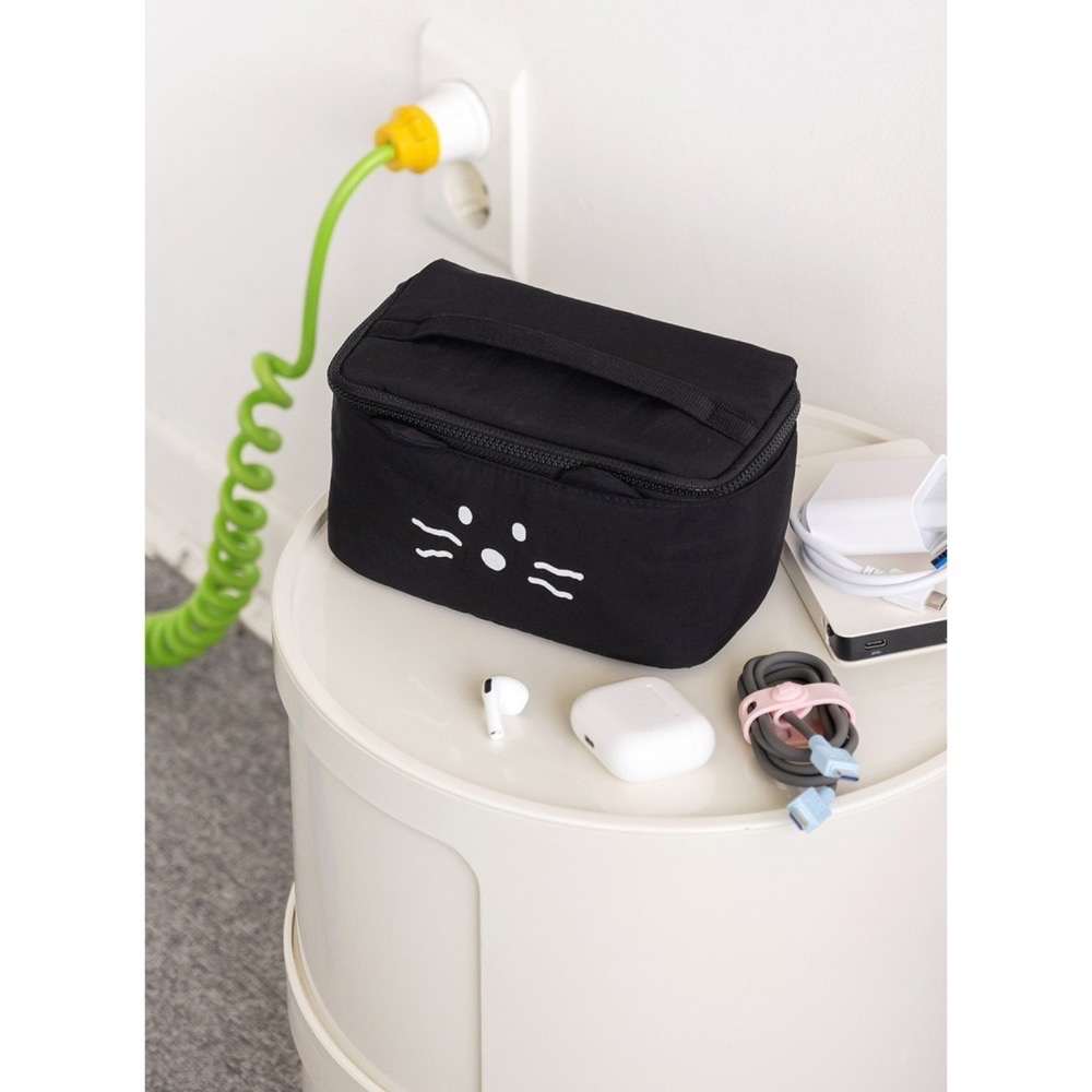 🇰🇷 現貨 Romane Brunch Brother Kitty Soft 貓咪 化妝包 收納包-細節圖3