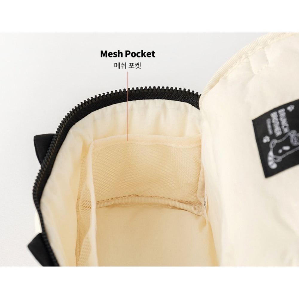 🇰🇷 現貨 Romane Brunch Brother Kitty Soft 貓咪 化妝包 收納包-細節圖6