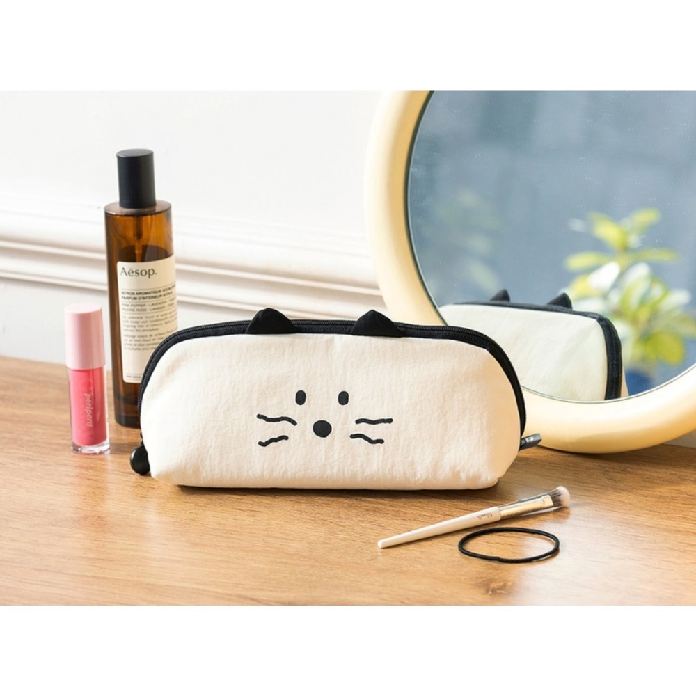 🇰🇷 現貨 Romane Brunch Brother Kitty Soft 貓咪 鉛筆袋 文具-細節圖2