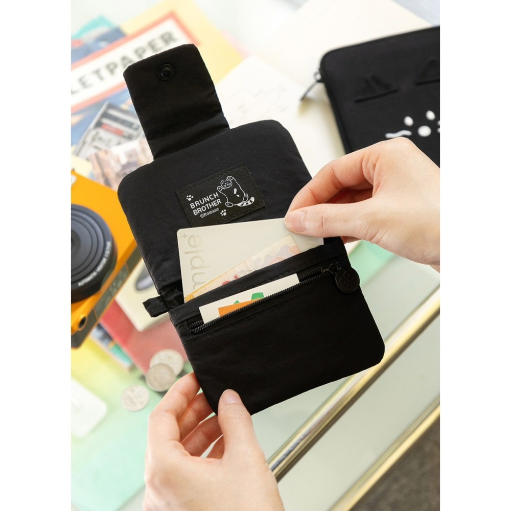 🇰🇷 現貨 Romane Brunch Brother Kitty Soft 貓咪 卡包 零錢包-細節圖4