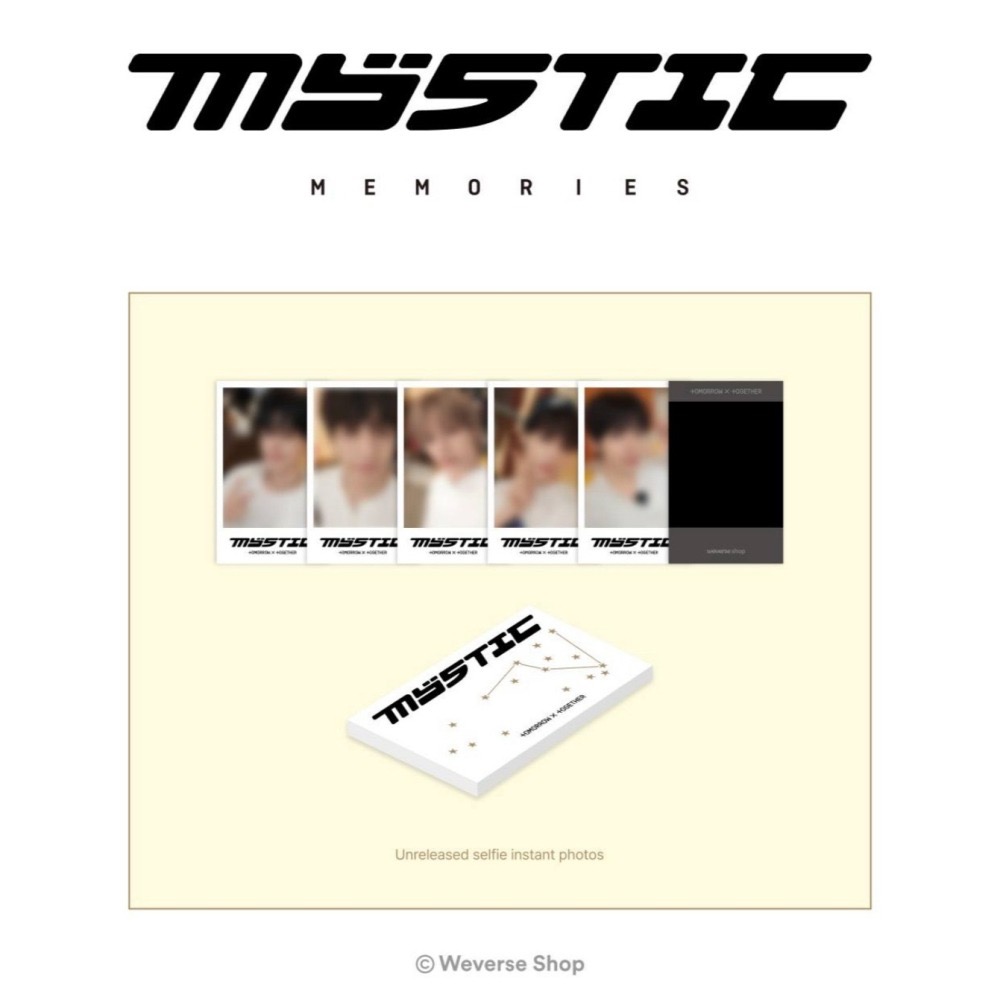 預購 TXT TOMORROW X TOGETHER MEMORIES : MYSTIC 回憶錄 含WEVERSE特典-細節圖3