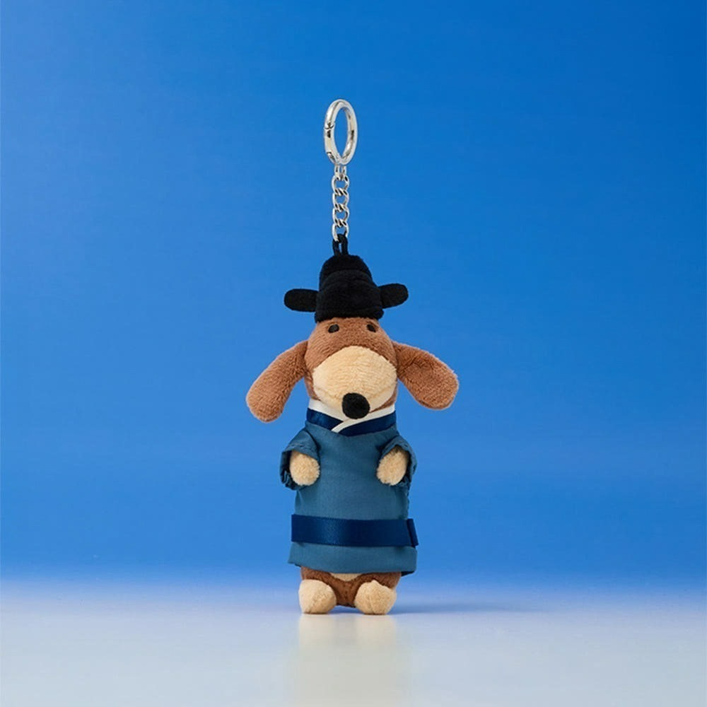 🇰🇷 現貨JOGUMAN WOODY 腕龍 恐龍 臘腸狗 吊飾 鑰匙圈  韓國傳統服飾-細節圖7