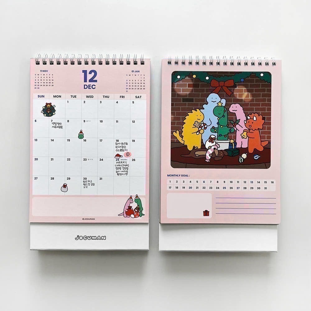 🇰🇷  現貨 JOGUMAN STUDIO 2026 桌曆 年曆 手帳 日記本 行事曆-細節圖3