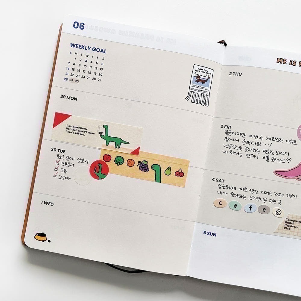 🇰🇷  現貨 JOGUMAN STUDIO 2026 桌曆 年曆 手帳 日記本 行事曆-細節圖6