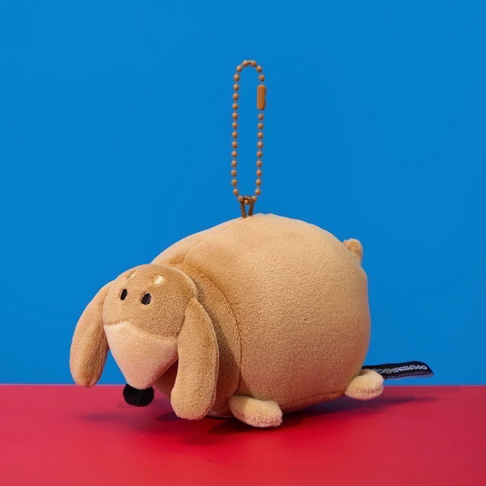 現貨 JOGUMAN WOODY 臘腸狗 鑰匙圈 束口袋收納包  YOUR STUBBY NEIGHBORHOOD-細節圖7