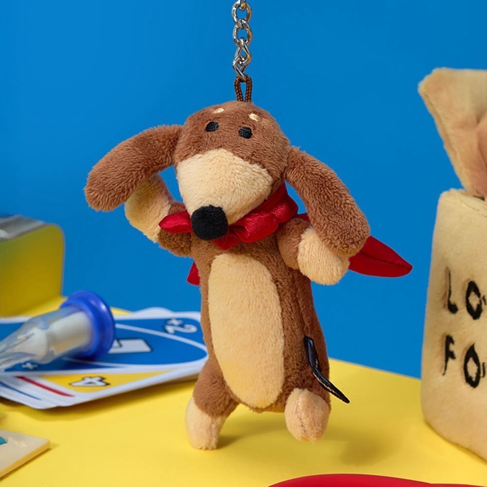 現貨 JOGUMAN WOODY 腕龍 恐龍 臘腸狗 吊飾 鑰匙圈 YOUR STUBBY NEIGHBORHOOD-細節圖5