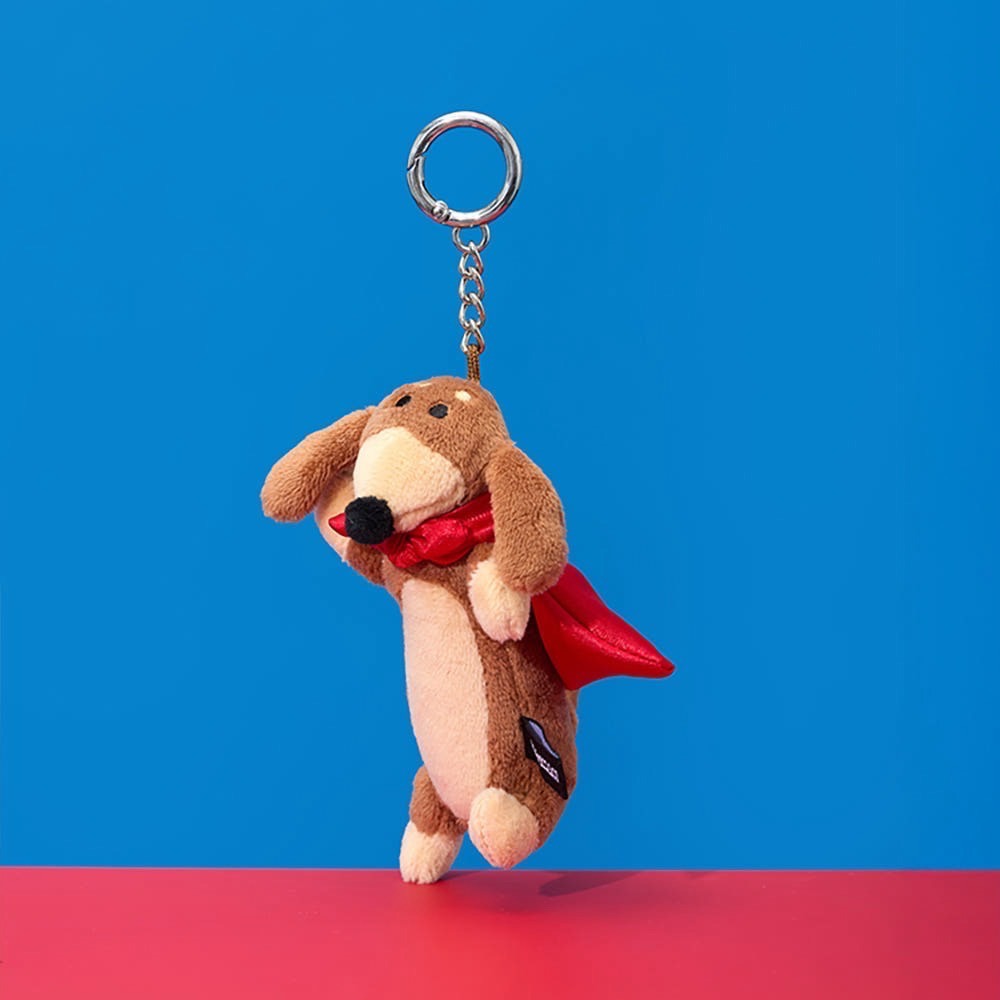 現貨 JOGUMAN WOODY 腕龍 恐龍 臘腸狗 吊飾 鑰匙圈 YOUR STUBBY NEIGHBORHOOD-規格圖7