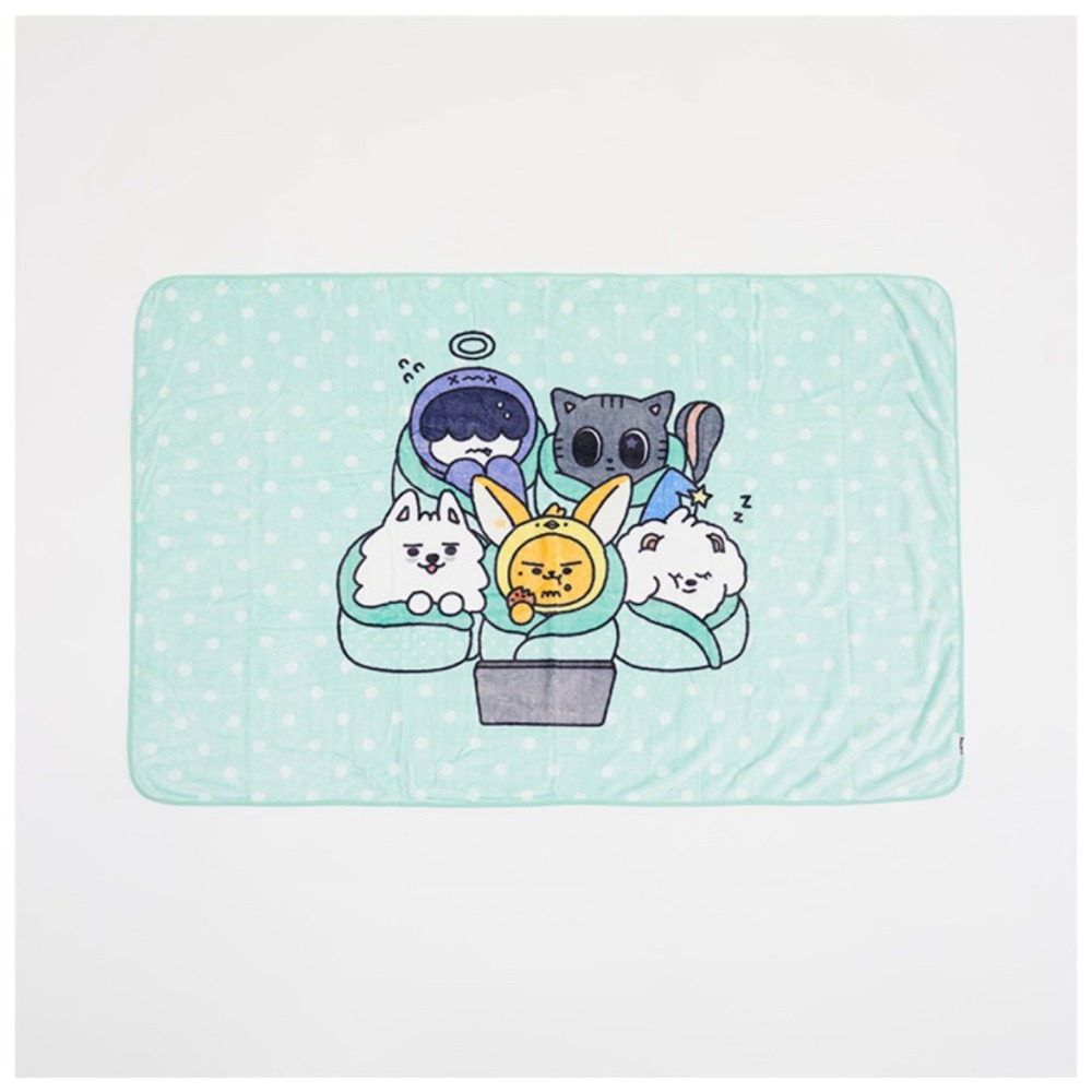 代購 TOMORROW X TOGETHER TXT SPAO PPULBATU 角巴兔 毛毯-細節圖2