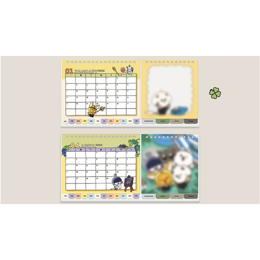 現貨 TXT TOMORROW X TOGETHER TXT PPULBATU 角巴兔  2026 年曆 桌曆  官方-細節圖6