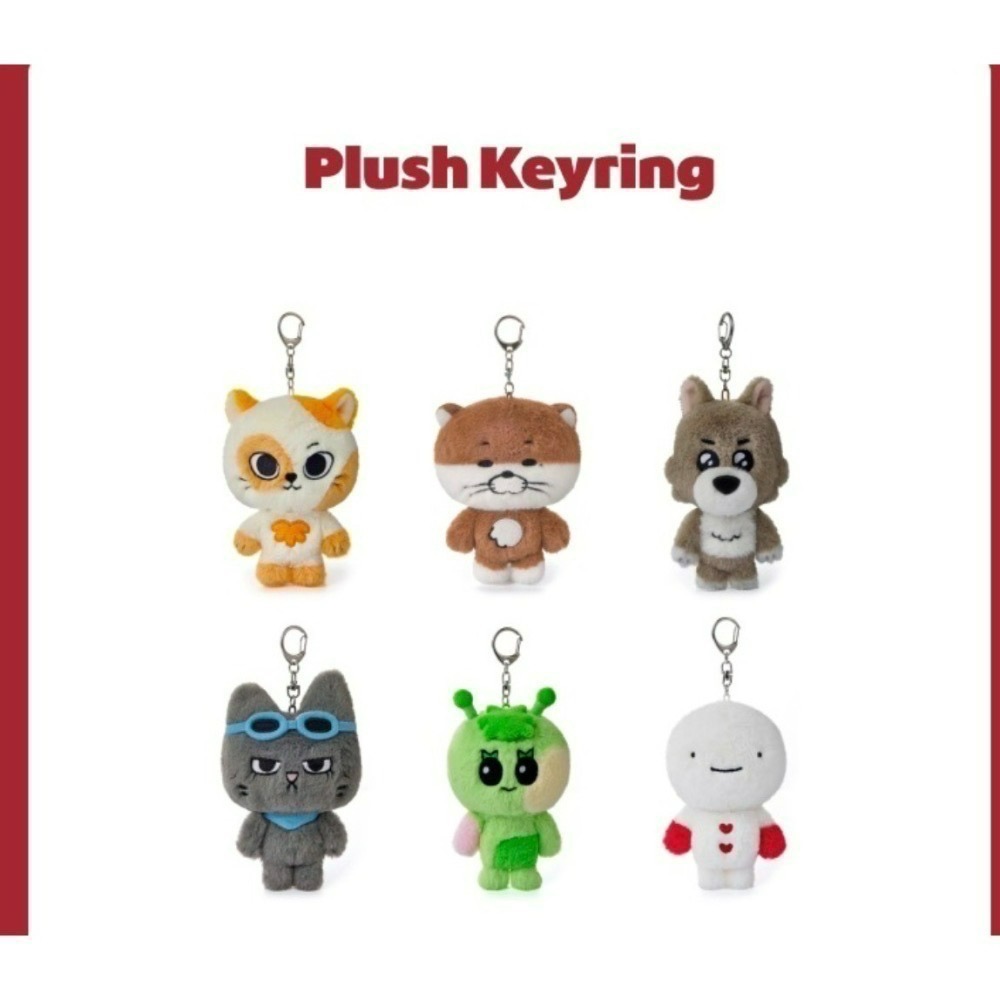 代購 BOYNEXTDOOR  BBNEXDO PLUSH KEYRING 吊飾 鑰匙圈-細節圖2