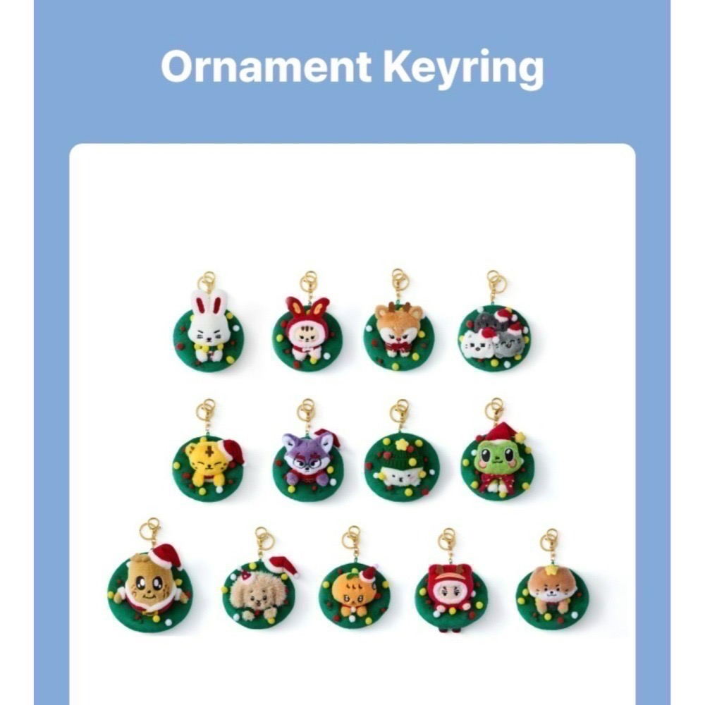 代購 SEVENTEEN HOLIDAY with MINITEEN 聖誕 吊飾 鑰匙圈-細節圖3