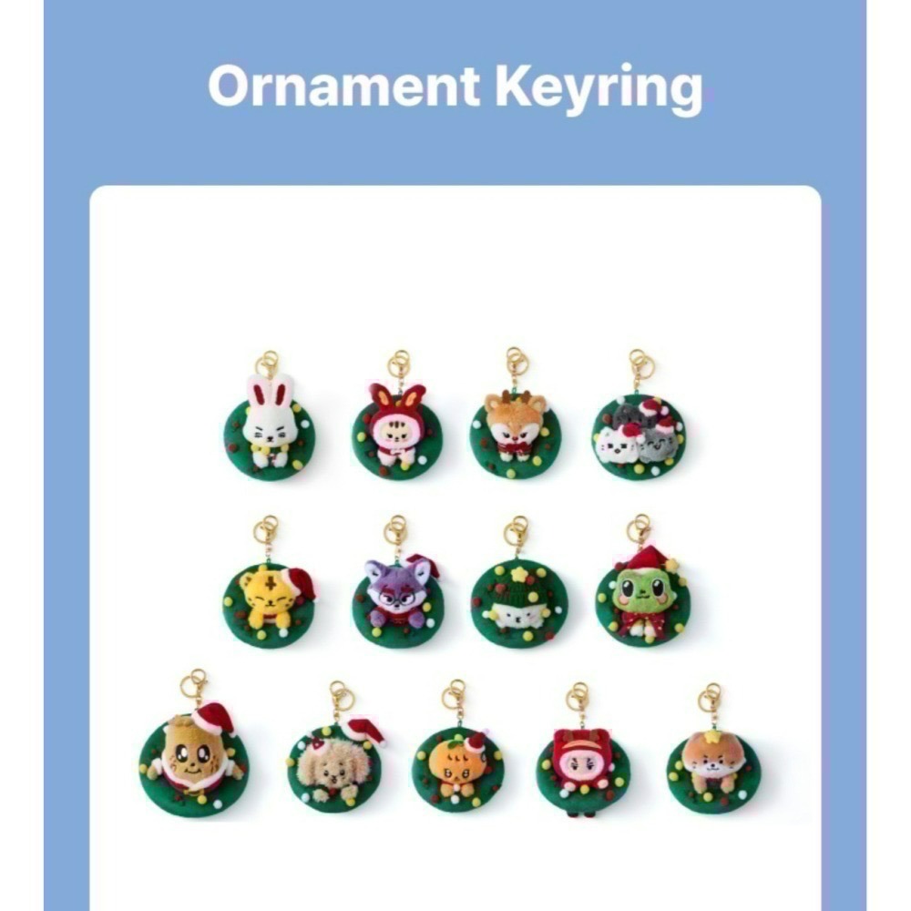 現貨 SEVENTEEN HOLIDAY with MINITEEN 聖誕 吊飾 鑰匙圈-細節圖3