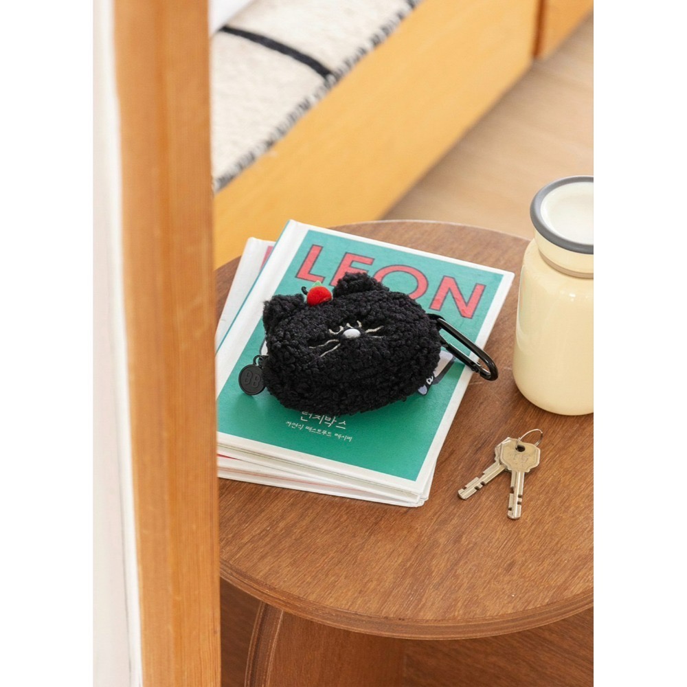 🇰🇷 現貨 Romane Brunch Brother Mogry 貓咪 airpods 耳機包 收納包-規格圖5