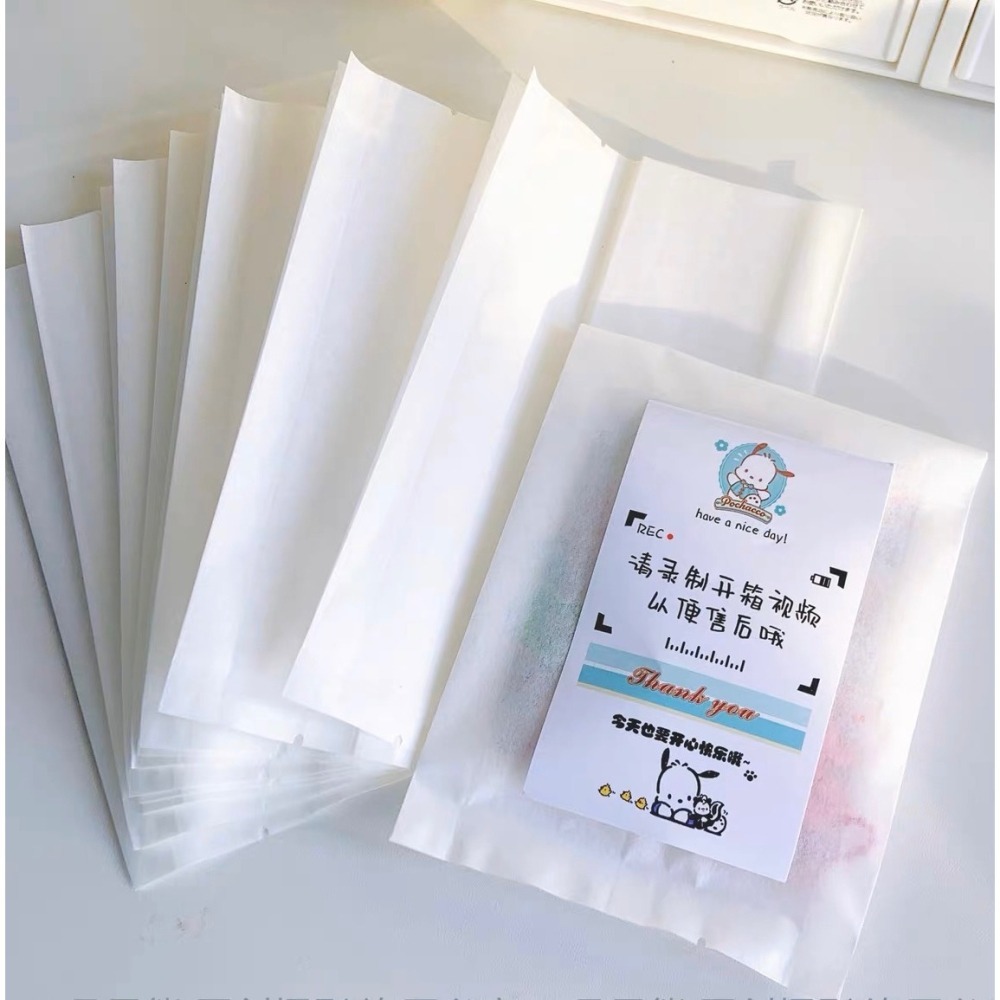 白色棉紙袋（熱封袋）#包材-細節圖4