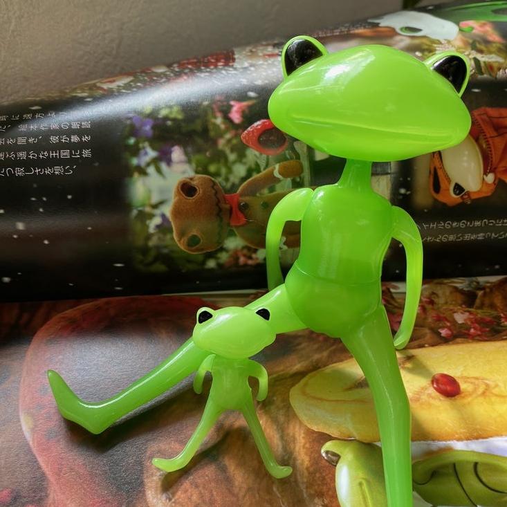 wonder frog 全新未拆果凍綠小蛙 日本設計師玩具 公仔-細節圖3