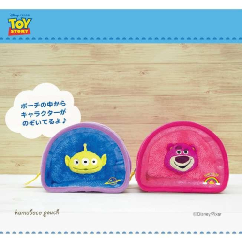 ✨預購✨日本迪士尼 玩具總動員 三眼怪 熊抱哥 小物包 化妝包 立體收納包