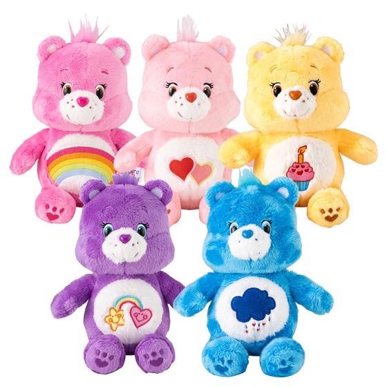 ✨現貨✨日本PLAZA代購 Care Bears彩虹熊絨毛娃娃 吊飾鑰匙圈-細節圖3