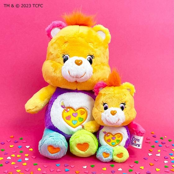 ✨現貨✨日本PLAZA代購 Care Bears彩虹熊絨毛娃娃 吊飾鑰匙圈-細節圖6