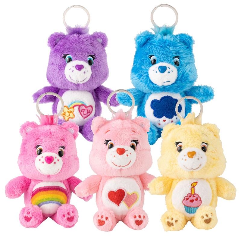 ✨現貨✨日本PLAZA代購 Care Bears彩虹熊絨毛娃娃 吊飾鑰匙圈-細節圖8