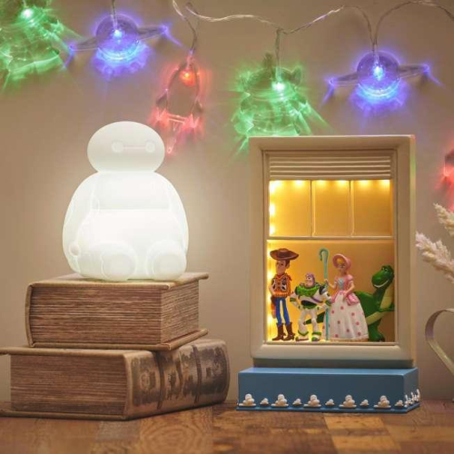 ✨玩具總動員現貨✨日本迪士尼 LED燈 擺飾 燈飾 夜燈 胡迪 巴斯光年 抱抱龍 三眼怪 大英雄天團 杯麵