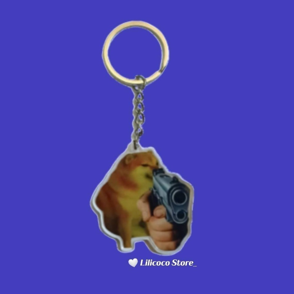小廢柴狙擊鑰匙圈】🔫buibui 迷因meme吊飾掛件惡搞梗圖表情包網紅抖音狗狗柴犬動物柴柴Cheems -  LiliCocoStore°喜感選物‧現貨Only - iOPEN