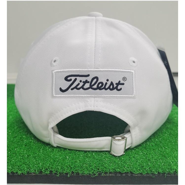 ❤八號店鋪❤ Titleist 高爾夫 球帽 男女 百搭透氣絲綿遮陽帽 可調節-細節圖4