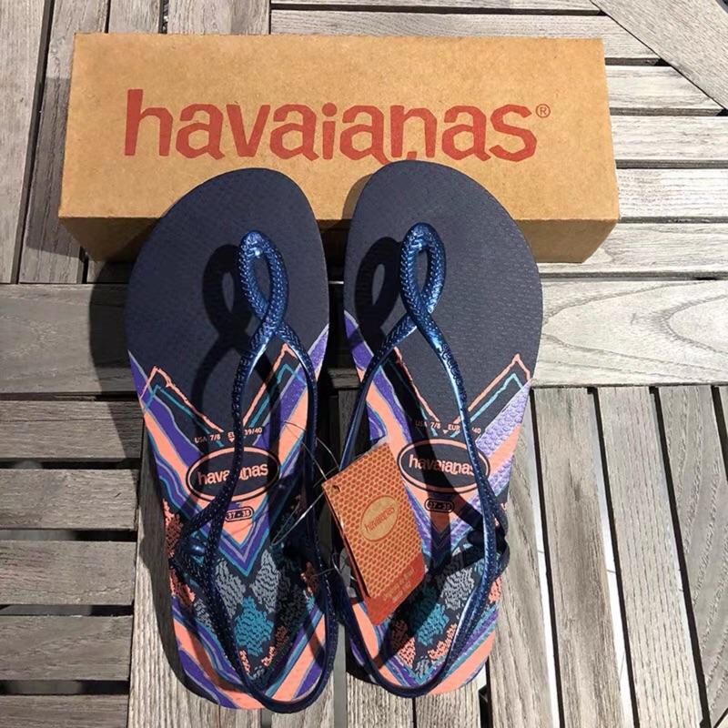 免運！保證正品 Havaianas巴西 人字拖女款LUNA PRINT涼鞋多色拖鞋哈瓦那/哈瓦仕-細節圖3