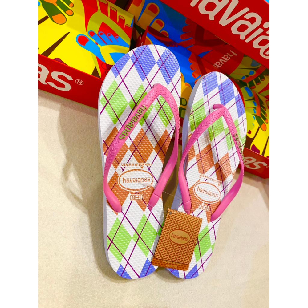 現貨！女士 Havaianas 2023哈瓦那！花色人字拖!!巴西進口現貨 新款/哈瓦仕-細節圖2