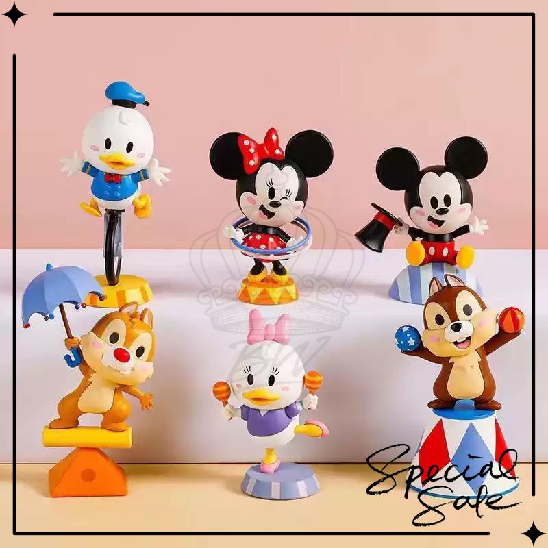 迪士尼 正版 米奇家族馬戲團公仔 桌面 擺件 盒裝 非盲盒-細節圖2