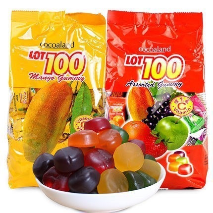 LOT100 一百份水果軟糖1000g#5LIU0326