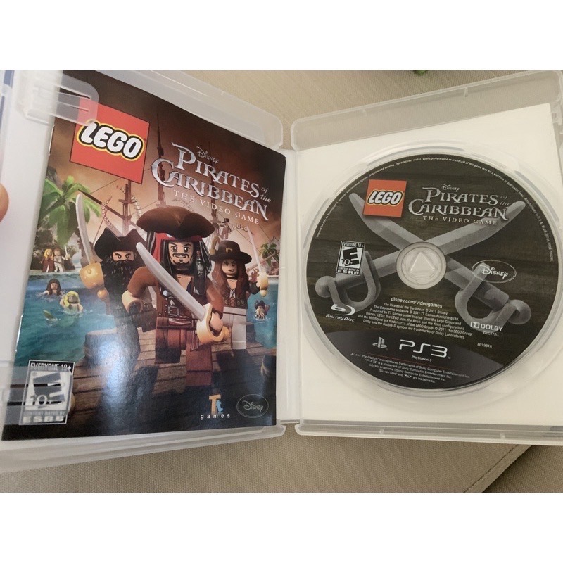二手 PS3 樂高 神鬼奇航 pirates of the caribbean 強尼戴普 迪士尼-細節圖3