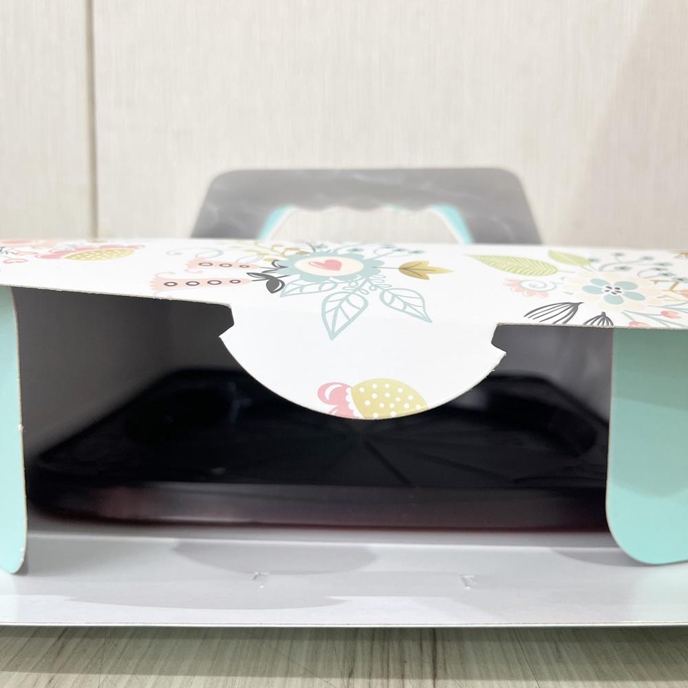 【鴻海烘焙材料】雅爵樂章6吋乳酪盒_平放袋/8吋手提提拉米蘇盒 圓形蛋糕盒烘培用品包裝盒起司蛋糕包裝盒蛋糕盒-細節圖9