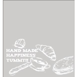 【鴻海烘焙材料】12兩吐司袋(100入) 白色手繪下午茶 大尺寸 12兩 平口袋 透明包裝袋 土司袋 麵包袋 透明包裝袋