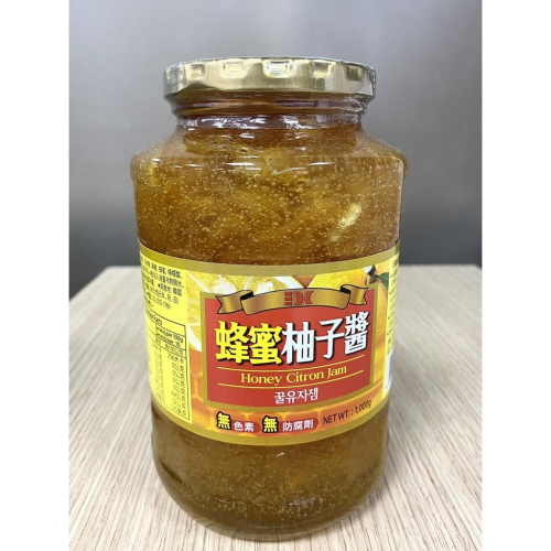 【鴻海烘焙材料】韓國 三紅 蜂蜜柚子醬 1kg 蜂蜜柚子茶 柚子醬 柚子茶 水果茶 果醬 無色素 防腐劑 韓國原裝進口