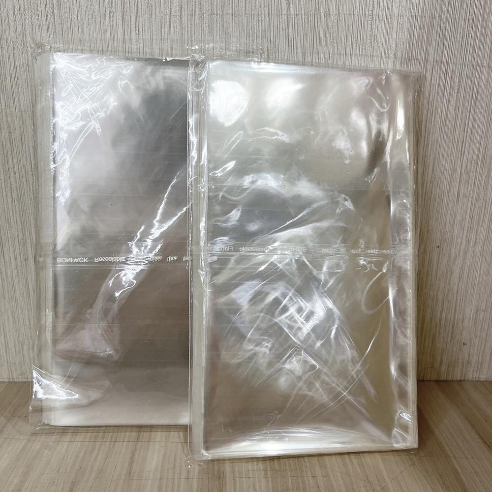 【柚子烘焙食品】OPP平口袋 無印刷 透明塑膠袋 10*18cm(100入)點心袋 餅乾袋 糖果袋 西點袋 平口OPP袋-細節圖3