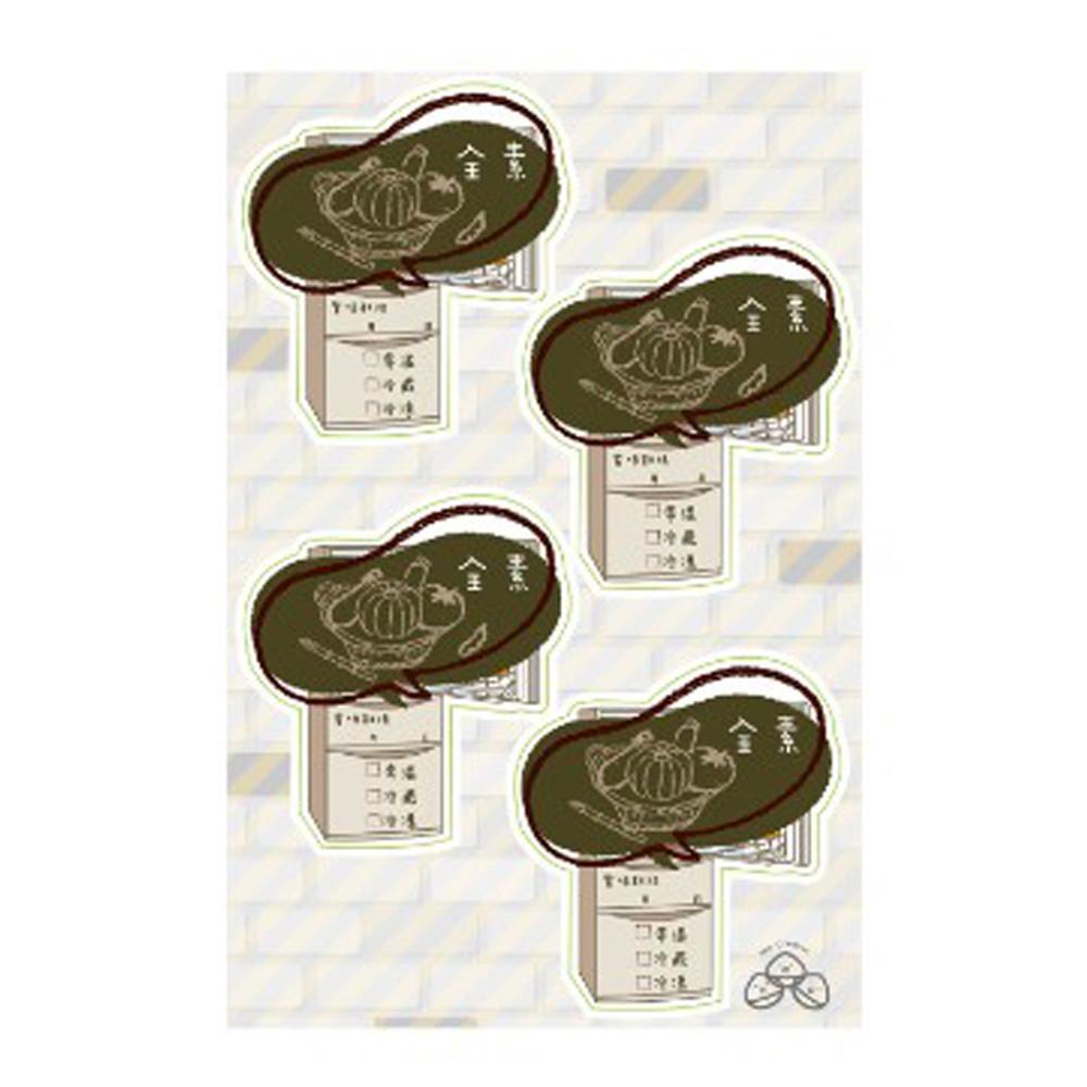 【柚子烘焙食品】烘焙防水貼紙 甜點封口貼 烘焙封口貼 DIY手作可書寫防水貼紙 40枚 提醒貼紙 全素 常溫 冷凍 冷藏-細節圖2