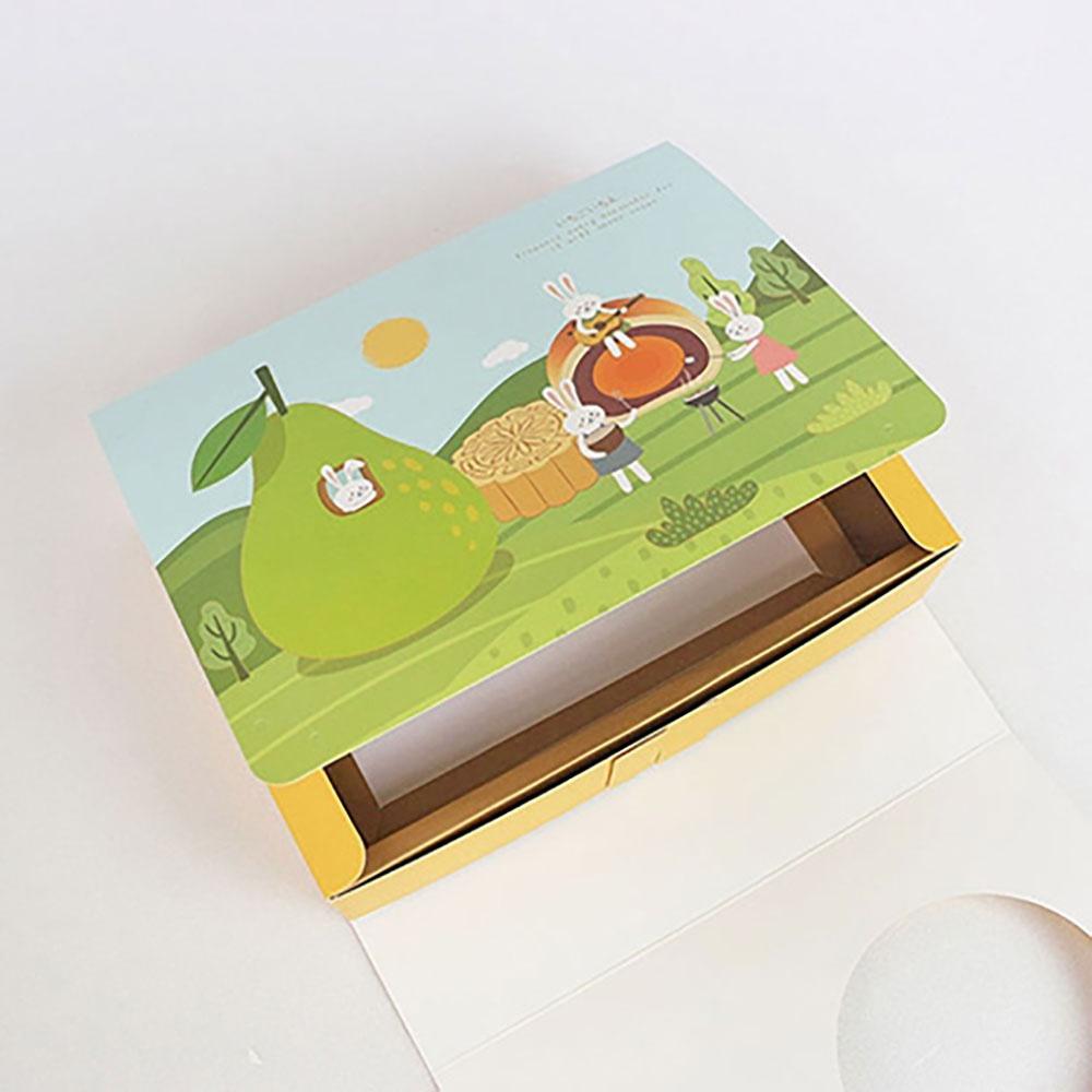 【柚子烘焙食品】柚見好日-手提掀蓋盒(附繩) 可放6入蛋黃酥 中秋禮盒 包裝盒 手提禮盒-細節圖2