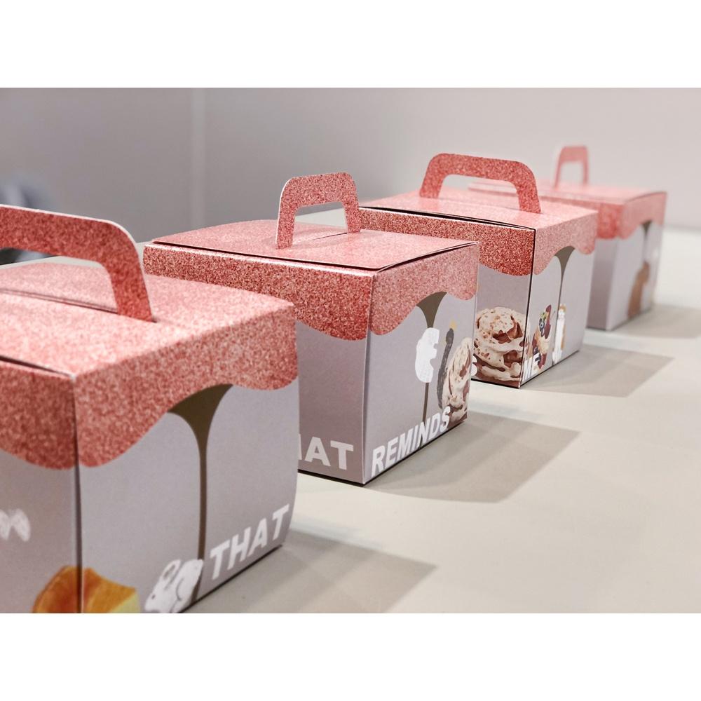 【柚子烘焙食品】手提蛋糕盒 4吋蛋糕提盒 動物密語 蛋糕盒 點心盒 蛋糕包裝盒 生日蛋糕盒 乳酪蛋糕盒 烘焙包裝 紙盒-細節圖3