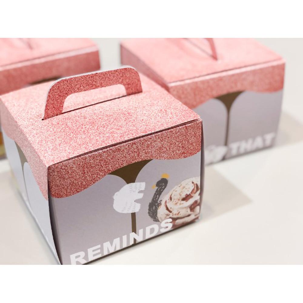 【柚子烘焙食品】手提蛋糕盒 4吋蛋糕提盒 動物密語 蛋糕盒 點心盒 蛋糕包裝盒 生日蛋糕盒 乳酪蛋糕盒 烘焙包裝 紙盒-細節圖4