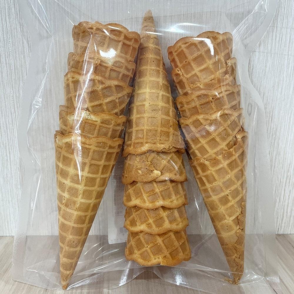 【柚子烘焙食品】小脆皮杯 冰淇淋甜筒 整箱 霜淇淋甜筒 煎餅捲甜筒 脆皮甜筒杯 格子餅乾 煎餅甜筒杯 脆皮杯-細節圖2