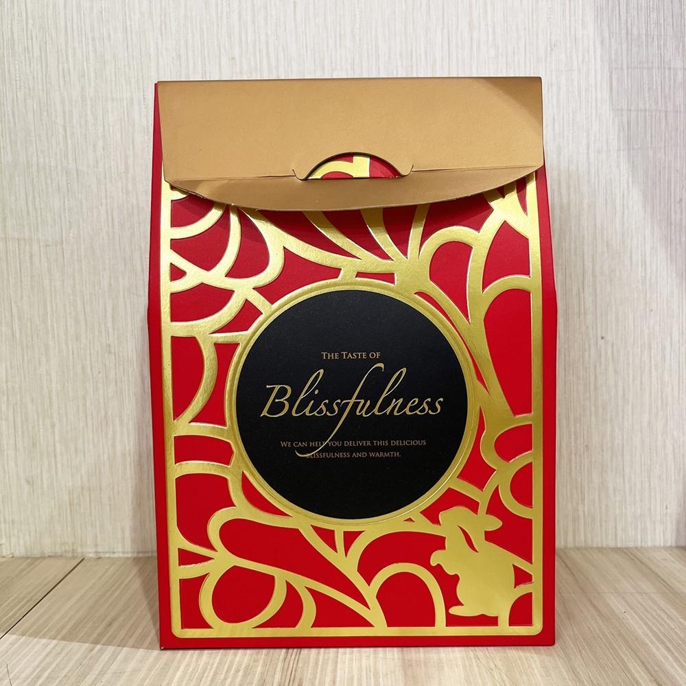 【柚子烘焙食品】年節手提盒 手提自立盒 牛軋糖手提盒 一斤提盒 年節禮盒 糖果禮盒 雪花酥包裝盒 餅乾盒  手提禮盒-細節圖2