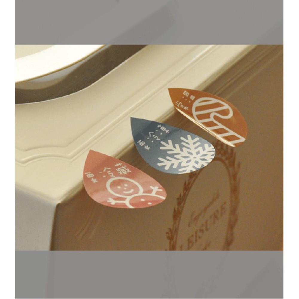 【柚子烘焙食品】烘焙防水貼紙 甜點封口貼 烘焙封口貼 DIY手作保存建議貼紙 120枚 提醒貼紙 常溫 要冷凍 要冷藏-細節圖3