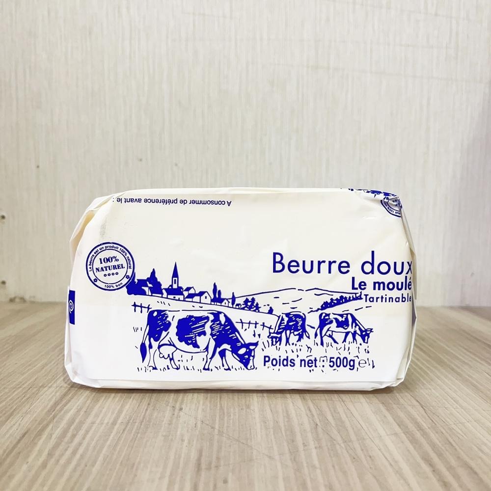 【柚子烘焙食品】法國 農村發酵無鹽奶油 500g (冷凍) 手工發酵無鹽奶油 法國乳源 奶油塊 無鹽奶油 天然濃郁奶香-細節圖2