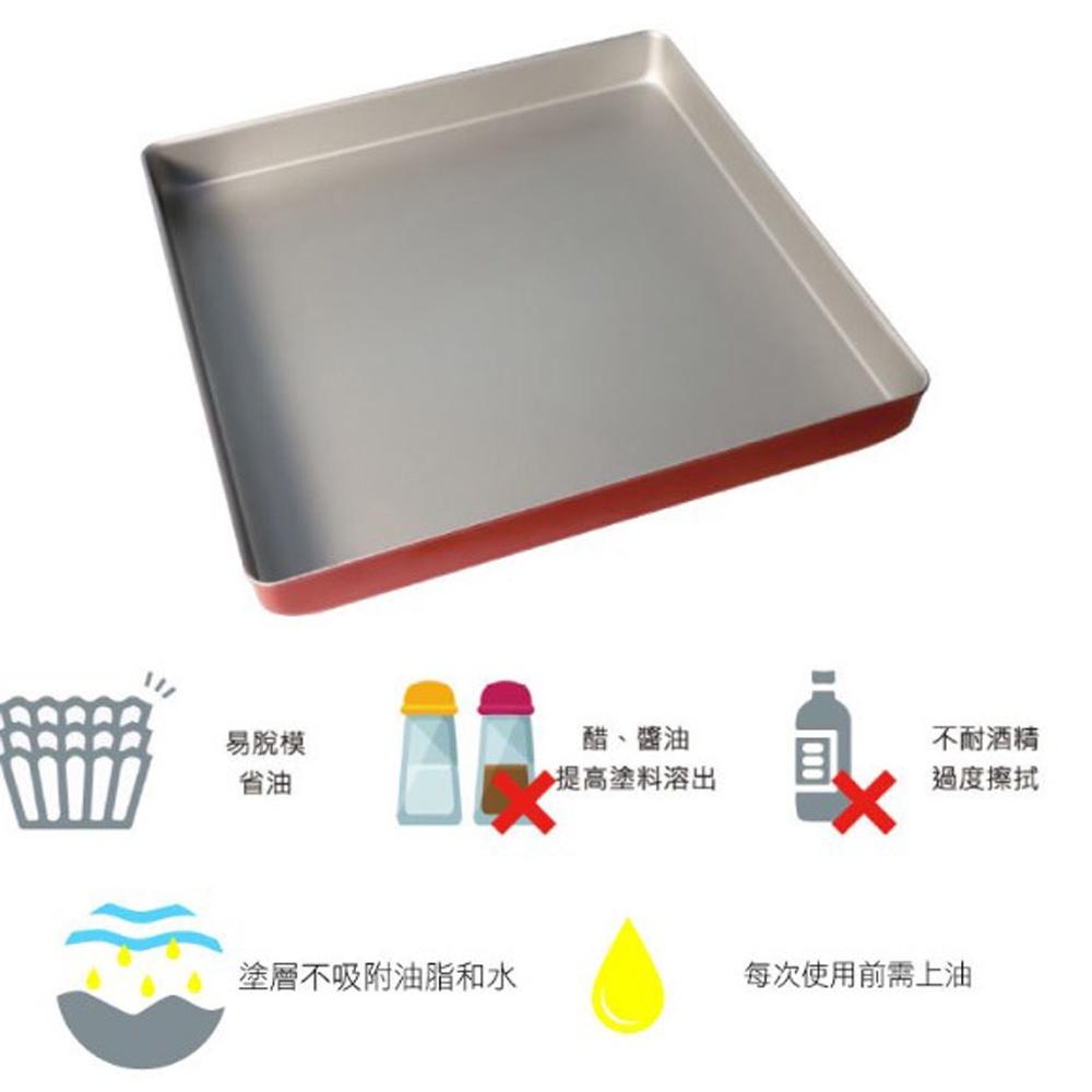 【柚子烘焙食品】三能 UNOPAN 屋諾 鋁合金烤盤 1000系列不沾 UN10005 烤盤 深烤盤 家用烤盤 不沾烤盤-細節圖3