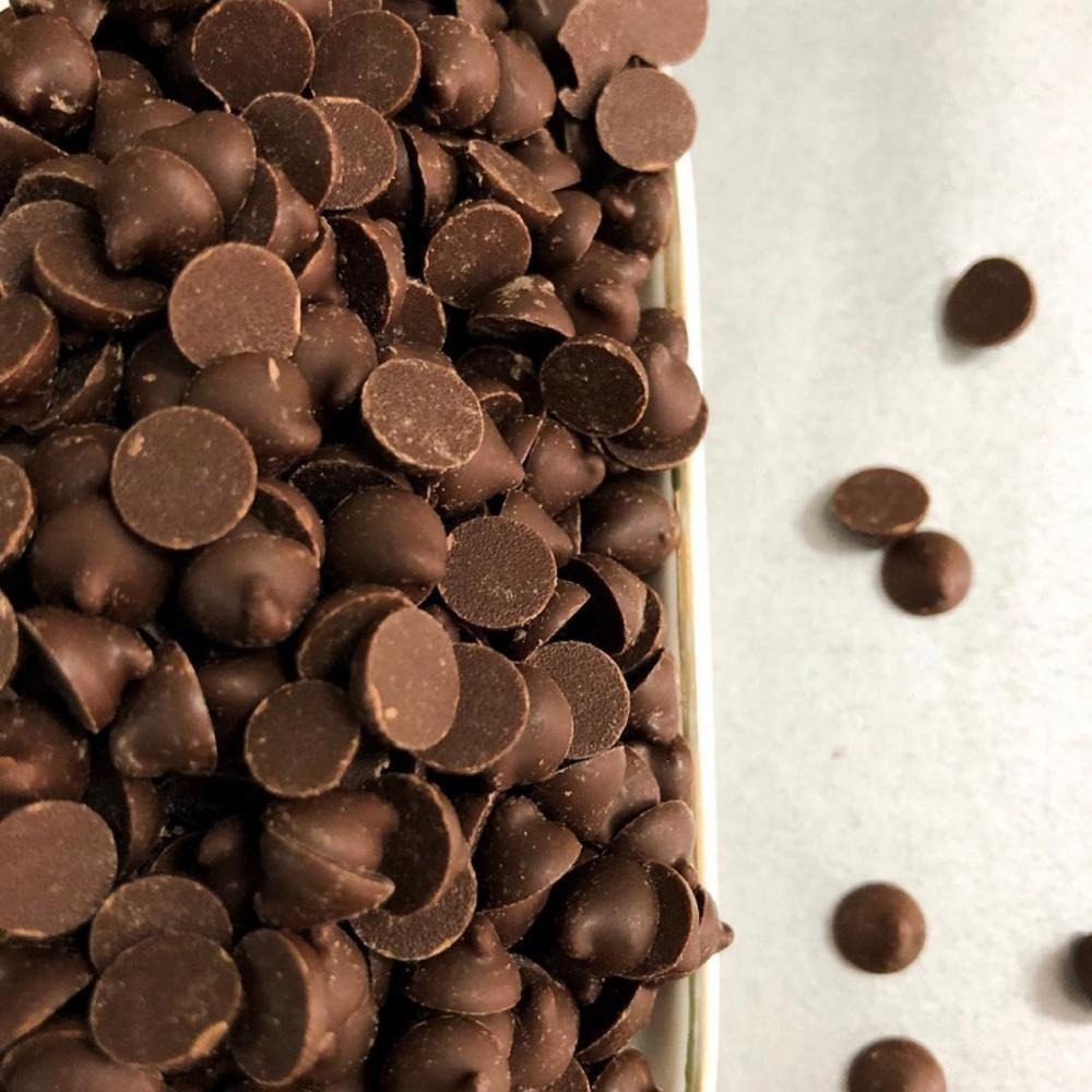 【柚子烘焙食品】梵豪登 絲博 苦甜代可可脂 巧克力水滴 水滴MA 1kg(原裝)耐烤巧克力 蛋糕餅乾 裝飾用 水滴巧克力-細節圖4